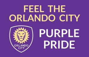Feel the Orlando city purple pride