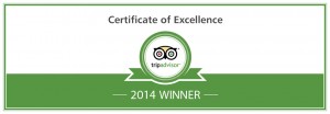 TripAdvisor - Certificate of Excellence - Hawthorn Suites by Wyndham Lake Buena Vista
