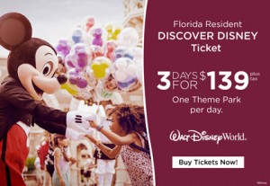 Florida Resident Discover Disney Ticket - Buy Now